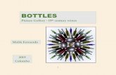 BOTTLES - WordPress.com · 2020. 5. 26. · 7 MOULD BLOWN WINES - FRENCH Wine, Champagne Catalogue # 108 Presumed France, mid -19 th century A champagne bottle. Intact bottle in good