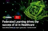 success of AI in Healthcare Federated Learning drives the ......Governance and privacy currently limits the potential of healthcare AI Federated learning solves governance and large