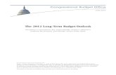The 2012 Long-Term Budget Outlook - Congressional Budget ......CBO THE 2012 LONG-TERM BUDGET OUTLOOK JUNE 2012 1 Summary In the past few years, the federal government has been recording