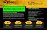 Certified Professional in Supply Management - ISM Japan 日本サ … · 2020. 8. 14. · EXAM DETAILS CPSM APPLICATION FEE Supply Management Core (180 Questions — 3 hours) Supply
