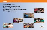 Guide to Professional Standards for School Nutrition Programs...4 n Guide to Professional Standards for School Nutrition Programs Training may be obtained in many ways: in person,