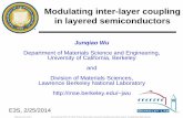 Modulating inter-layer coupling in layered semiconductors · 2017. 9. 5. · 2 the Wu Group: Electronic Materials Research Thermal physics and thermoelectric materials Phase transitions