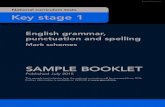 Key stage 1 - Home - Structure of the key stage 1 English grammar, punctuation and spelling test 4 3