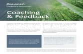 Leadership Workshops Coaching & Feedback · 2019. 3. 18. · During this 1 day workshop, we’ll work with leaders to build their coaching and feedback skills. ... • Experience
