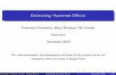 Estimating Hysteresis E ects - Department of Economics · 2020. 12. 21. · Estimating Hysteresis E ects Francesco Furlanetto, ˜rjan Robstad, P al Ulvedal Norges Bank November 2019