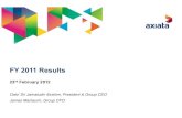 FY 2011 Results - Axiata Groupaxiata.listedcompany.com/misc/axiata_presentation_4Q2011.pdf · 2012. 2. 23. · • FY negative impact on revenue growth -2.2pp and EBITDA growth -1.9pp