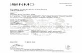 EU-type examination certificate UK/0126/0217 · 2017. 3. 7. · NMO is part of the Regulatory Delivery directorate within the Department for Business EU-type examination certificate