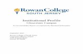 Gloucester Campus - Rowan College of South Jersey · 2020. 9. 21. · Rowan College of South Jersey – Gloucester Campus 2020 Institutional Profile ii N.J.S.A. 18A:3B-35 requires