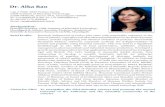 Dr. Dr. Alka Raonbaindia.org/uploaded/pdf/NBA profile_ARao_June 2020.pdf · Chandigarh & Adjunct Associate Professor, Academy of Scientific & Innovative Research (AcSIR), Chandigarh