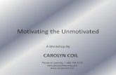 Motivating the Unmotivated - EducatorEd...Motivating the Unmotivated A Workshop By Pieces of Learning: 1-800-729-5137 LEARNING STYLES AND MODALITIES Learning Styles Concrete Sequential