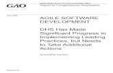 GAO-20-213, Accessible Version AGILE SOFTWARE …its transition to the use of Agile software development. GAO identified leading practices for planning, implementing, and measuring