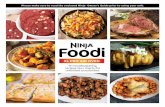 XL PRO AIR OVEN - NinjaKitchen.com · 2020. 8. 18. · cooking like a Foodi Welcome to the Ninja® Foodi™ XL Pro Air Oven recipe book. From here, you’re just a few pages away