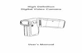 High Definition Digital Video Camera1ad006cbb3069011d73a-21b4fc1f8f3e98b75071d7da16d0bd7a.r98.… · Digital Video Camera User’s Manual. Contents Section 1 Getting to Know Your