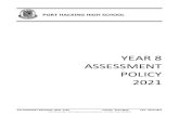 YEAR 8 ASSESSMENT POLICY 2021 · 2020. 12. 14. · EN4-1A, EN4-5C, EN4-8D, EN4-9E . EN4-2A, ... Take home In class Examination . ENGLISH . Year 8 Assessment Policy Handbook 8 11/12/2020