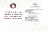 Florida State University - A Celebration of Graduate Student ......REMARKS Dr. Mark Riley Dean, The Graduate School Dr. Laurel Fulkerson Associate Vice President for Research Recognition