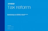 Tax reform - Supplement to KPMG's Handbook, Accounting for Income Taxes · 2020. 2. 26. · Tax reform overview Tax reform contains several key provisions that may have significant