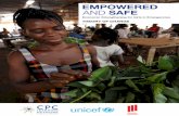 EMPOWERED AND SAFE - ReliefWeb...program efforts specifically target girls’ economic assets, despite evidence that these assets can ... play a crucial protective and empowering role