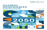 Global Renewables Outlook: Energy Transformation 2050 ...€¦ · Transformation reports, it also grapples with the decarbonisation of challenging industry and transport sectors and