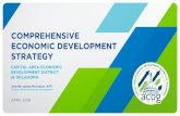 COMPREHENSIVE ECONOMIC DEVELOPMENT STRATEGY · 4/2/2019  · • SWOT Analysis: In-Depth Analysis of Regional Strengths, Weaknesses, Opportunities and Threats • Strategic Direction/Action