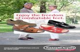 Enjoy the freedom of comfortable feet. - Happy Feet...• all shoes, boots and many sandals in the product range are orthotic friendly and feature removable innersoles. - all styles
