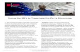 Using the 5S’s to Transform the Parts Storeroom · Remember that the 5S’s are a journey, not a destination. Their advantages are felt when each step is accomplished fully and