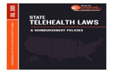 STATE TELEHEALTH LAWS · 2020. 10. 16. · health advocates, and other interested health care professionals a summary guide of telehealth-related policies, laws, and regulations for