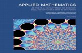 APPLIED MATHEMATICSsimonm/lms-epsrc_short_course_2011/brownr… · APPLIEDMATHEMATICS ATTHEU.S.DEPARTMENTOFENERGY: Past, Present and a View to the Future A Report by an Independent