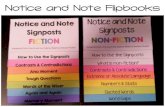 Notice and Note Flipbooks - princetonk12.org€¦ · Sara DuBose Ranzau’s flipbooks (thank you!) • Fonts used: – KG Second Chances Solid – KG Second Chances Sketch – Century