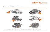 AFT-DVR and T version · - flanges acc. to DIN 24154 - flanges acc. to DIN 24193 - flanges PN6, PN10, PN16 (acc. to EN1092-1) - custom-made acc. to customer requirements (ANSI / GOST