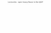 Lecture2a: open heavy flavor in the QGPth- · measurement: reconstruction of hadronic decays of D-mesons (ALICE) semi-leptonic decays into electrons (ATLAS, ... charm Quarks also