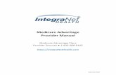 Medicare Advantage Provider Manual - integranethealth · 2019. 10. 28. · 14.17 Cost Sharing ... (MADP): During the MADP, Medicare beneficiaries have the opportunity to disenroll