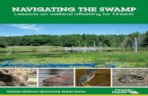 NAVIGATING THE SWAMP - Ontario Nature · Navigating the Swamp: Lessons on wetland offsetting for Ontario Acknowledgements The authors gratefully acknowledge the assistance of the