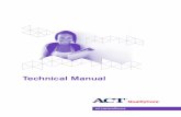 ACT QualityCore Technical Manual · ACT’s Mission . ACT is a nonprofit organization dedicated to helping people achieve education and workplace success. Code of Fair Testing Practices