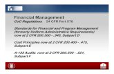 Financial Managementthn.org/wp-content/uploads/2017/06/7Financial_Management... · 2017. 6. 7. · Financial Management CoC Regulations 24 CFR Part 578 Standards for Financial and
