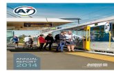 Auckland Transport's Annual Report 2014 · award at the M ori Language Week awards, Nga Tohu Reo M ori Te Wiki o te Reo M ori January Panmure bus–rail interchange opens February