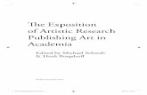 e Exposition of Artistic Research Publishing Art in Academia · LUP The Exposition Binnenwerk.indd 5 06-12-13 12:49. Practising ‘Scaling Parnassus in Running Shoes’: From the
