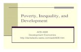 Poverty Inequality andPoverty, Inequality, and Development · Measuring Inequality and PovertyMeasuring Inequality and Poverty Measuring Inequality:Measuring Inequality: Personal