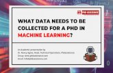 What Data needs to be Collected for a PhD in Machine Learning? - Phdassistance