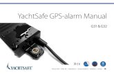 YachtSafe GPS-alarm Manual · YachtSafe GPS-alarm Manual G31 & G32 Version 2018 l VETEL AB l info@vetel.se l l Göteborg l Sverige ä 1. Montera larmenheten stående eller liggande