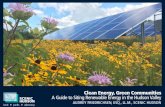 Clean Energy, Green Communities A Guide to Siting ... · Protect Scenic Views Renewable facilities and related infrastructure should avoid impacts on scenic resources/community character