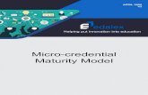 Micro-credential Maturity Model (Credential Engine 2019) â€“ the count will be far higher globally.