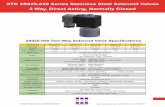 2S025 Way Solenoid Valve Specifications · 2S025-050.pub | tel: (650) 856-8833 | Version 2.1, 5/31/2019 2 Way, Direct Acting, Normally Closed 1 2S025-050 Two-Way Solenoid Valve Specifications