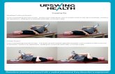 Snapping Hip - Upswing Health · Snapping Hip . Modified Piriformis Stretch . Cross involved leg over bent knee. Gently push knee down until a stretch is felt in the hip or buttocks.