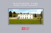 Maisemore Park - OnTheMarket · store and dog kennels. A small passage leads through into the stable yard, consisting of 11 stables, tack room, feed store and green house. In the