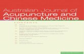 Australian Journal of Acupuncture and Chinese Medicine · PulSe DIAgnOSIS – The ReSeARCh There have been too few studies undertaken to assess the reliability of pulse diagnosis,