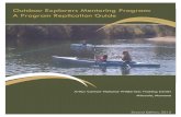Outdoor Explorers Mentoring Program: A Program Replication ...€¦ · Outdoor Explorers Mentoring Program, supporting outdoor trips and program material costs. Other funds came from