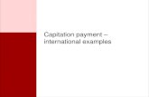 Capitation payment international examples · – Y3: capitation and shared revenue from risk sharing contract score) for Part B costs – Y4&5: extension of Y3 if minimum savings