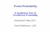 A Qualitative Part of Conditional Probability · 2011. 5. 25. · We may extract a qualitative part of conditional probability, sufficient to validate Hawthorne's system Q of inference