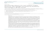 Research Paper Nanotherapy delivery of c-myc inhibitor ... · factor c-MYC (MYC) has been shown to regulate macrophage inflammatory responses, macrophage maturation and M2 polarization,