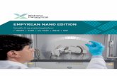 EMPYREAN NANO EDITION - Malvern Panalytical...NANOMATERIAL ANALYSIS ON MULTIPLE LENGTH SCALES SAXS / WAXS and more The Empyrean Nano edition is a hybrid laboratory instrument that